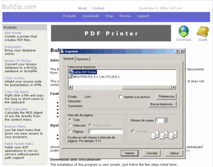 bullzip pdf printer free download full version